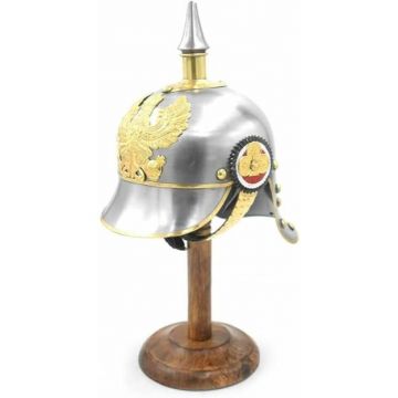 Medieval Warrior German Pickelhaube Military Helmet Steel